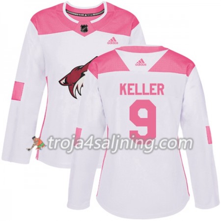 Arizona Coyotes tröja Clayton Keller 9 Vit 2017-2018 Adidas Rosa Fashion Authentic - Dame NHL Tröjor Arizona Coyotes tröja Clayton Keller 9 Vit 2017-2018 Adidas Rosa Fashion Authentic - Dame NHL Tröjor